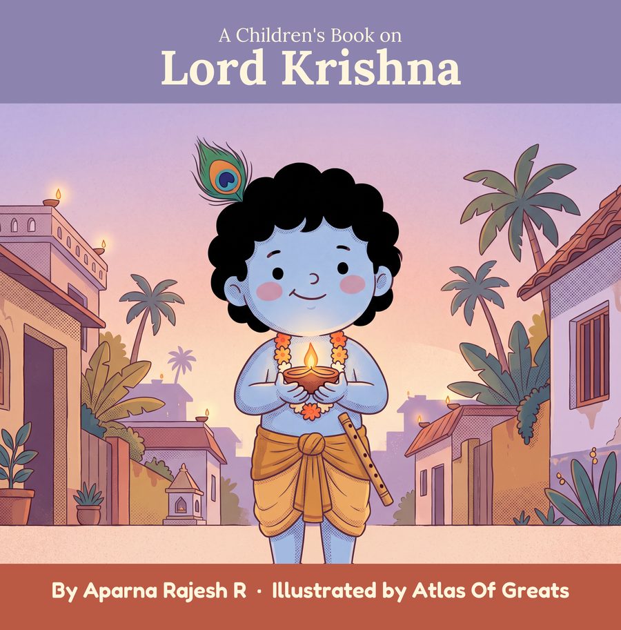 Cover: A Children's Book on Lord Krishna